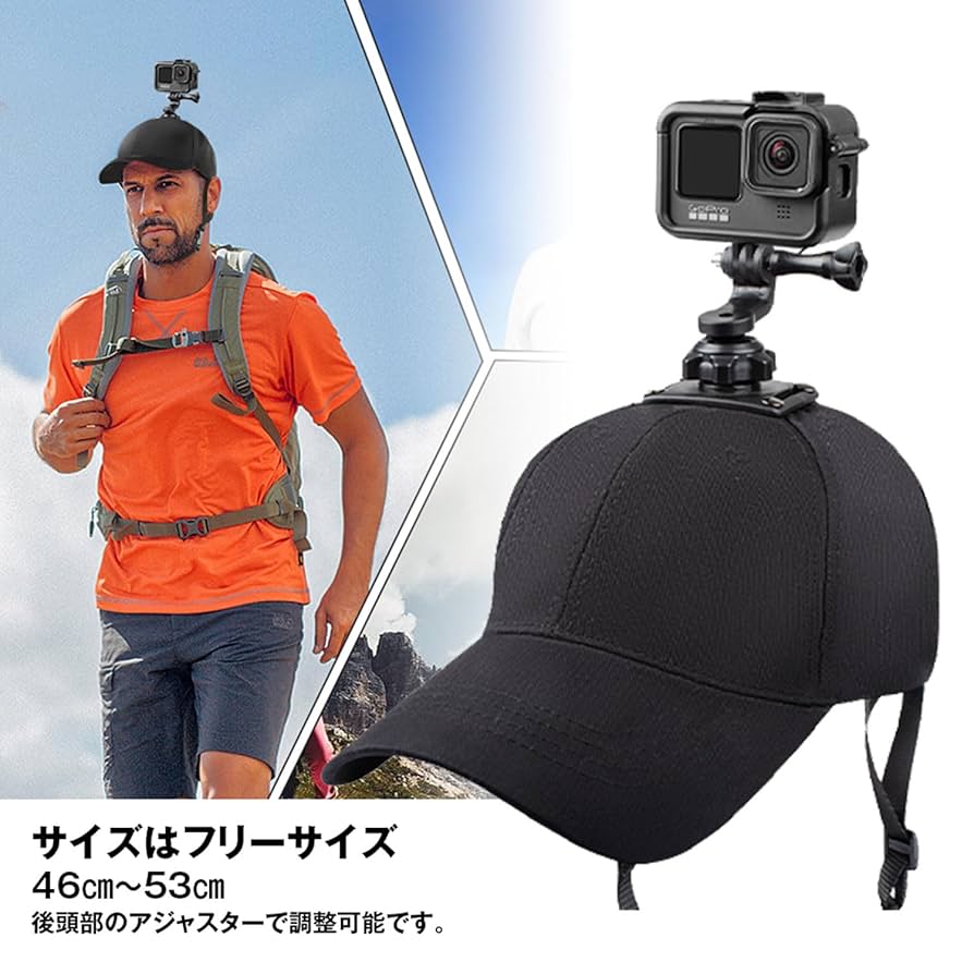 GoPro - ぴうい Amazon | 3ウェイ調整可能延長ピボットアームストレート
